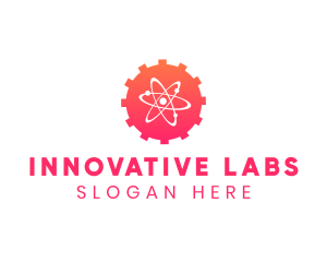 Science Innovation Engineering Cog logo design