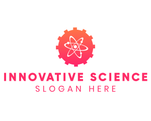 Science - Science Innovation Engineering Cog logo design