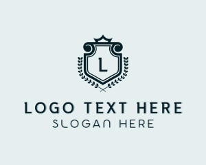 High End - College Royal Academy Shield logo design