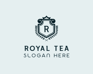 College Royal Academy Shield logo design