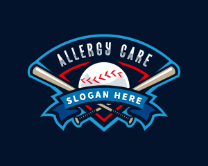 Baseball League Sport  logo design