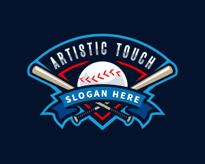 Baseball League Sport  logo design