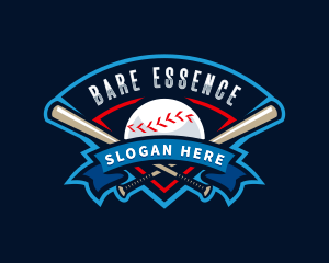 Baseball League Sport  logo design