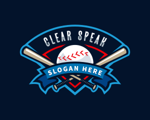 Baseball League Sport  logo design