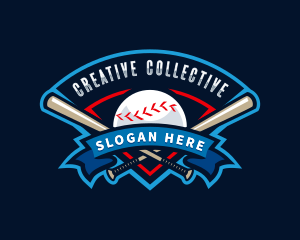 Baseball League Sport  logo design