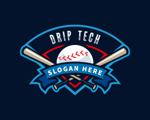 Baseball League Sport  logo design