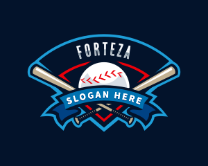 Baseball League Sport  logo design