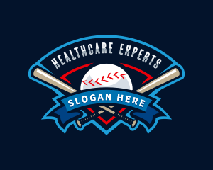 Baseball League Sport  logo design