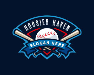 Baseball League Sport  logo design