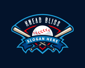 Baseball League Sport  logo design