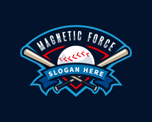 Baseball League Sport  logo design