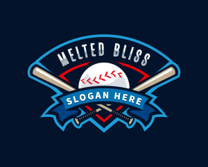 Baseball League Sport  logo design