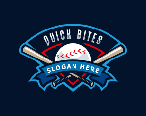 Baseball League Sport  logo design