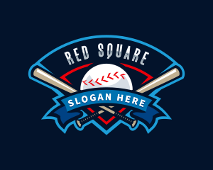 Baseball League Sport  logo design