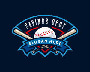 Baseball League Sport  logo design