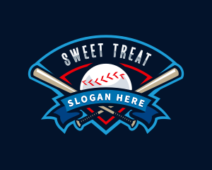 Baseball League Sport  logo design