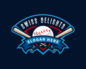 Baseball League Sport  logo design