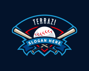 Baseball League Sport  logo design