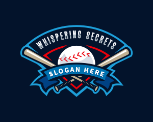 Baseball League Sport  logo design