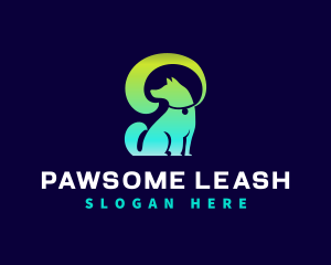 Leash - Dog Pet Leash logo design