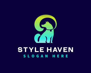 Shelter - Dog Pet Leash logo design