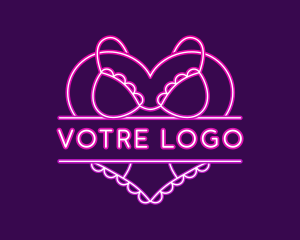 Erotic - Sexy Bikini Lingerie logo design