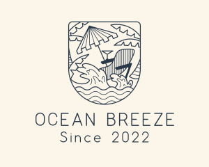 Summer Beachside Resort logo design