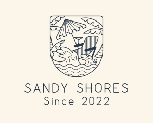 Summer Beachside Resort logo design