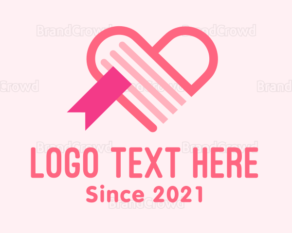 Dating Book Heart Logo