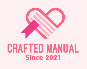 Manual - Dating Book Heart logo design