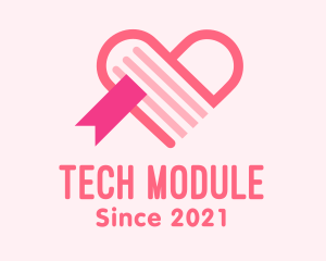 Module - Dating Book Heart logo design