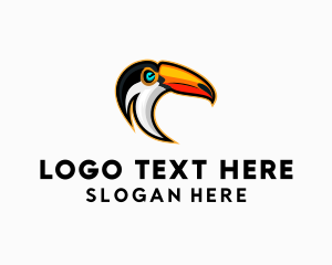 Wildlife - Toucan Bird Gamer logo design