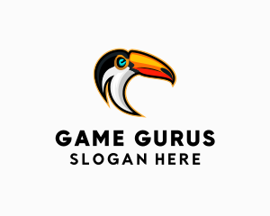 Toucan Bird Gamer logo design