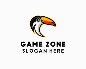 Toucan Bird Gamer logo design