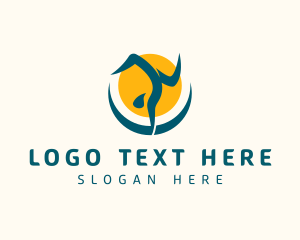 Human Yoga Workout Logo