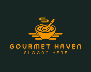 Soup Spoon Bowl logo design