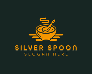 Soup Spoon Bowl logo design