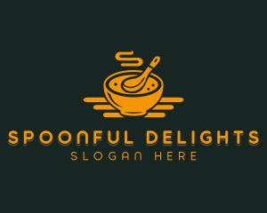 Soup Spoon Bowl logo design