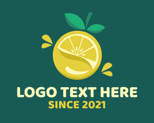 Refreshment - Lime Juice Extract logo design