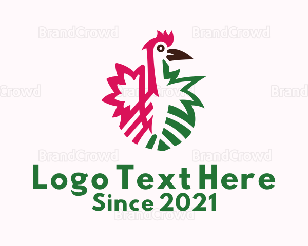 Minimalist Chicken Poultry Logo