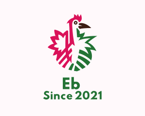 Food - Minimalist Chicken Poultry logo design