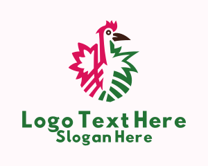 Minimalist Chicken Poultry Logo