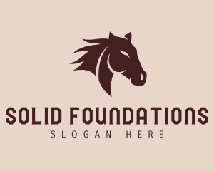 Steed - Wild Horse Stallion logo design