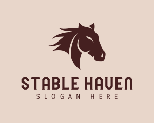 Wild Horse Stallion logo design