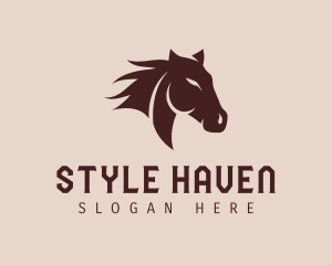 Farrier - Wild Horse Stallion logo design