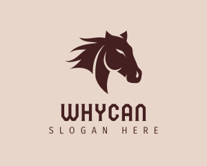 Mule - Wild Horse Stallion logo design