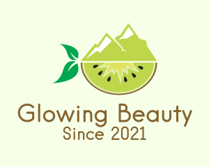 Juicer - Mountain Kiwi Fruit logo design
