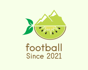 Tour - Mountain Kiwi Fruit logo design