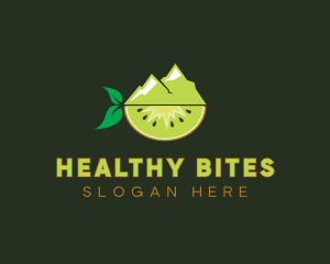 Organic Mountain Kiwi logo design