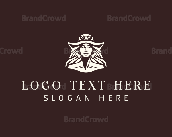 Woman Couture Beauty Fashion Logo